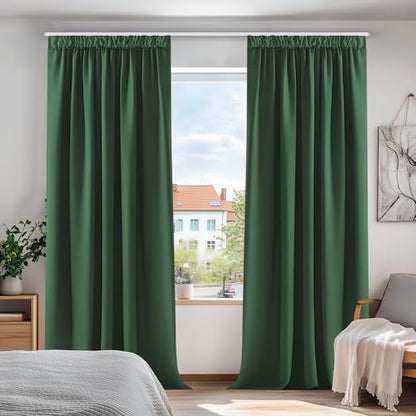 Kräuselband-Vorhänge – Blickdichte Vorhänge für Wohnzimmer
