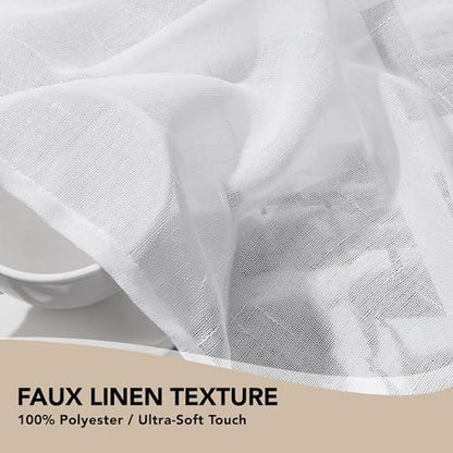 Transparente Ösenvorhänge Wohnzimmer – Voile-Vorhang