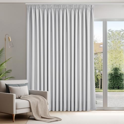 Blickdichte Kräuselband-Vorhänge – Schlafzimmer Thermovorhang