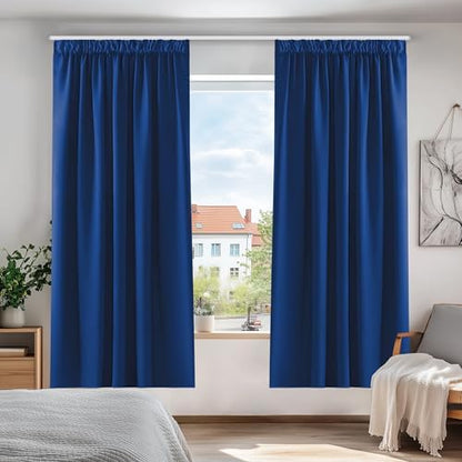 Kräuselband-Vorhänge – Blickdichte Vorhänge für Wohnzimmer